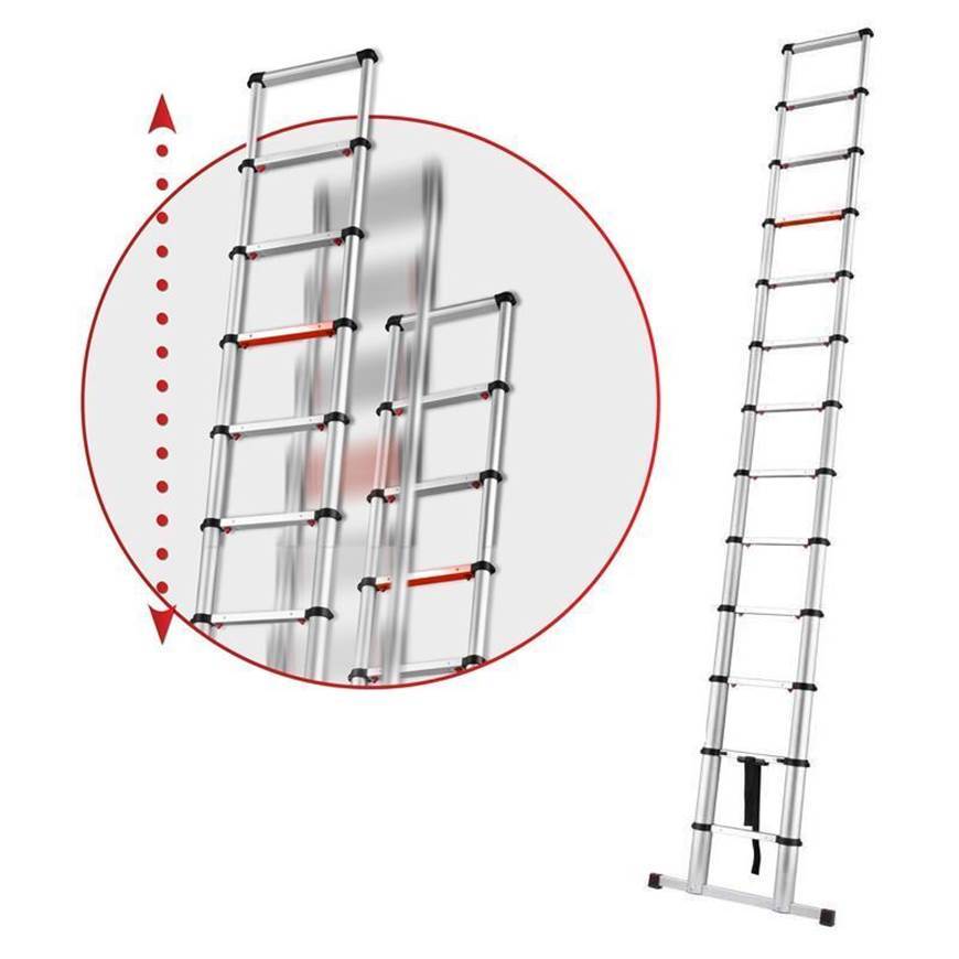 Compact extendable store ladder