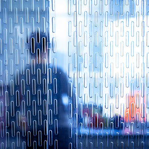 Image showing Perforated PVC Strip Curtains, 200mm wide and 2mm thick, designed for enhanced ventilation while maintaining barrier protection, suitable for areas requiring air circulation.