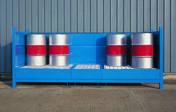 How to safely store oil drums