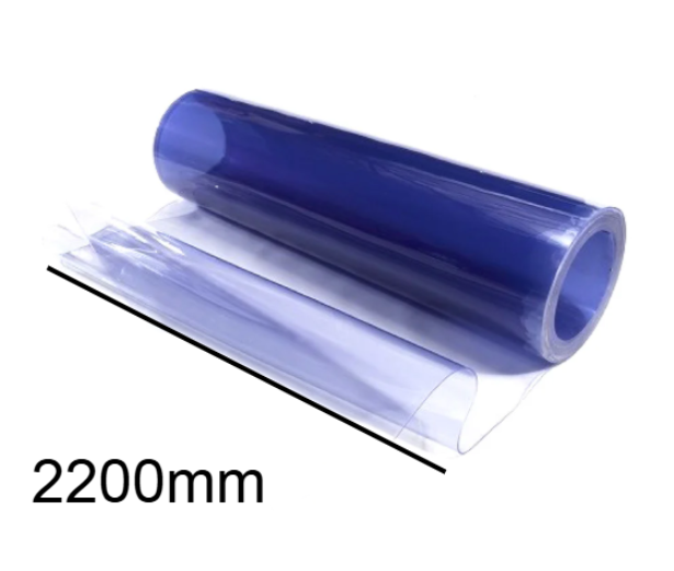 Standard Flat Clear PVC Sheeting (2200mm Wide)
