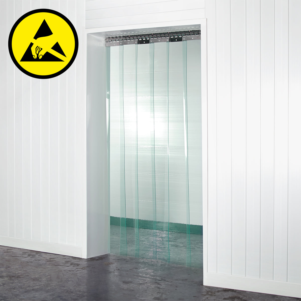 Anti Static PVC Strip Curtains 200mm x 2mm | Strip Curtains Direct