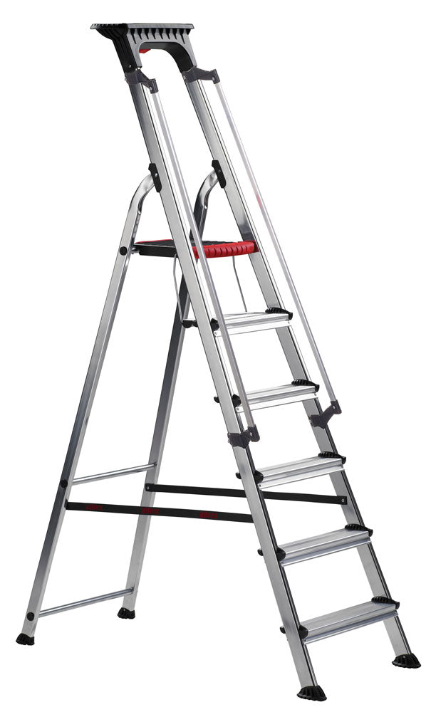 Double Decker Aluminium Stepladder with Tool Tray