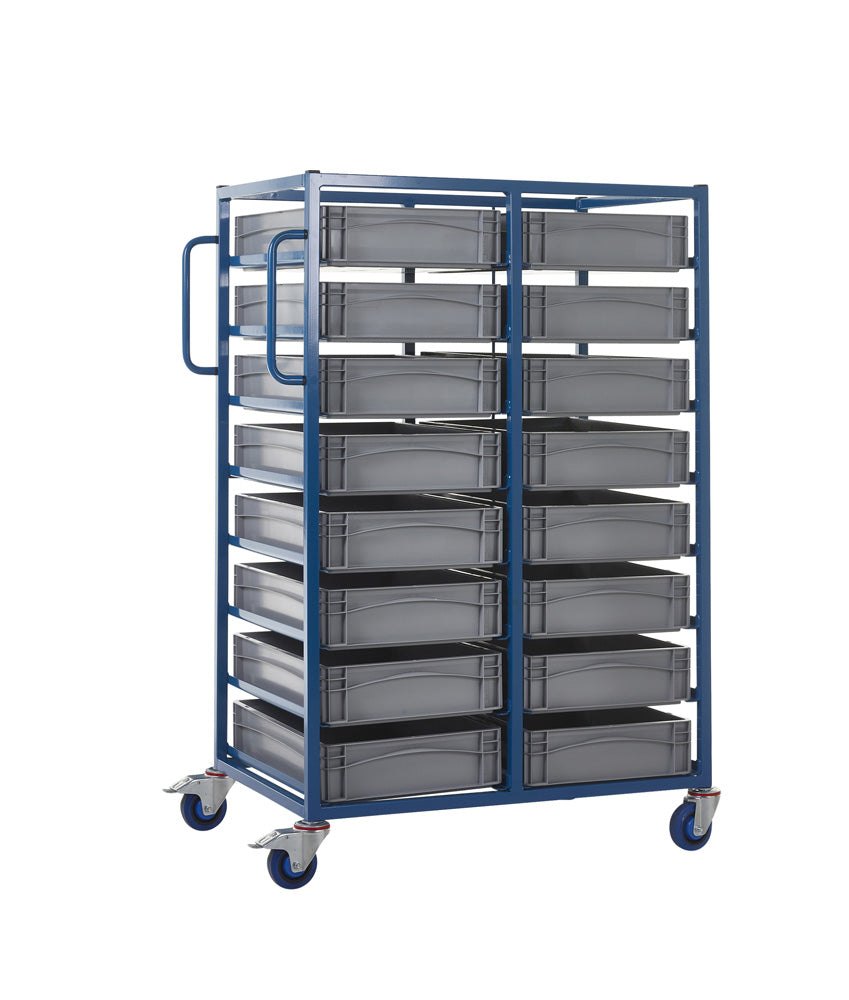 Tray Racks complete with Containers
