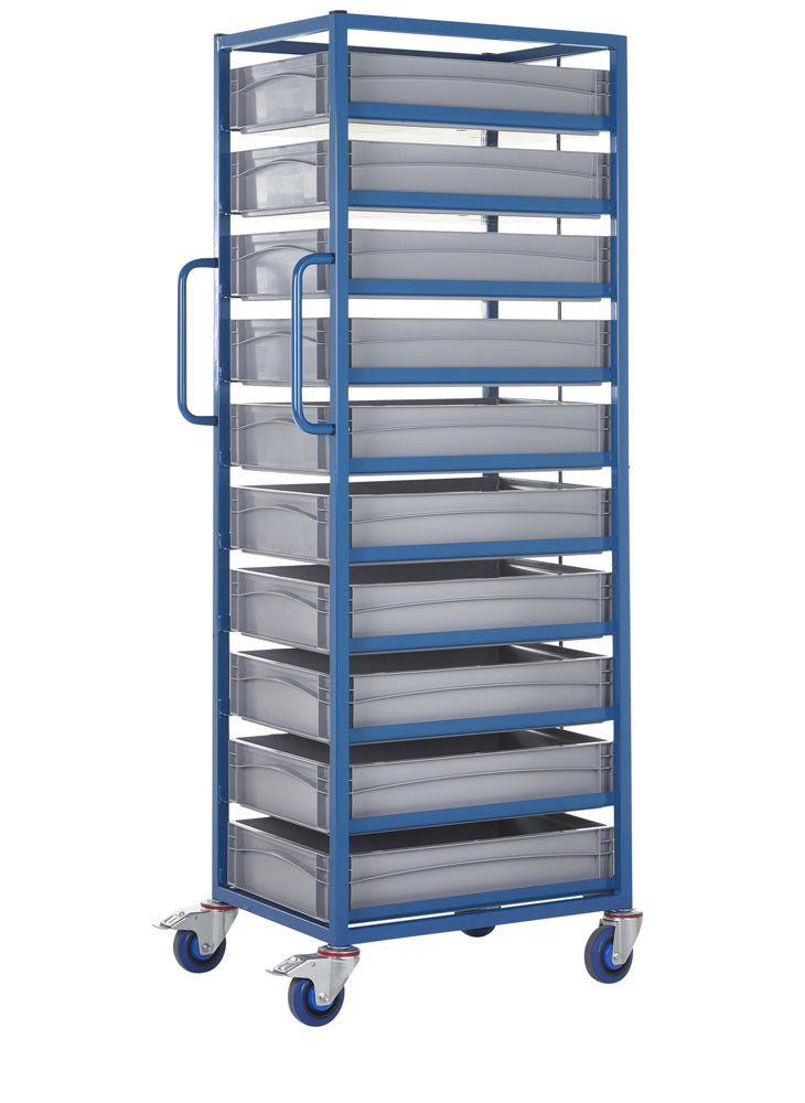 Tray Racks complete with Containers