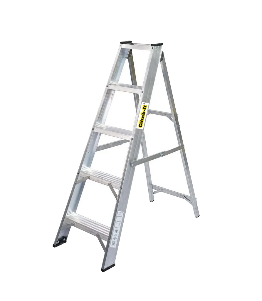 Climb-It Aluminium Swingback Stepladders