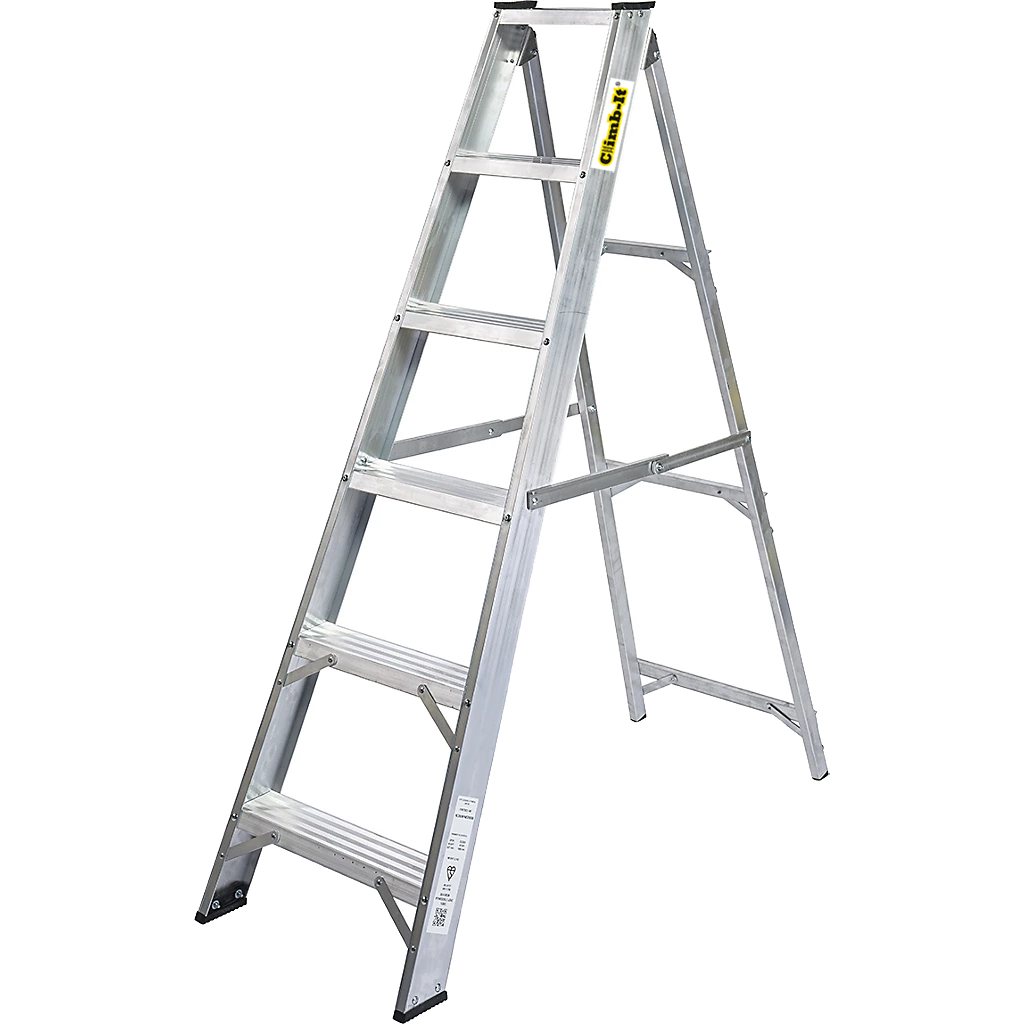 Climb-It Aluminium Swingback Stepladders