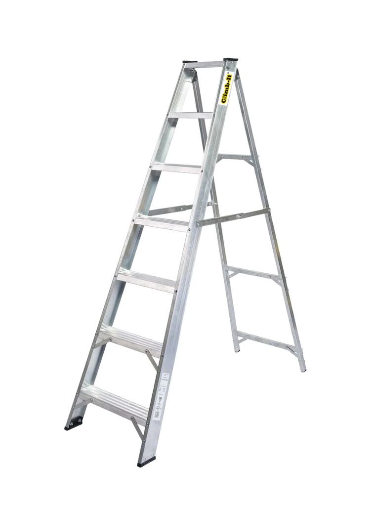Climb-It Aluminium Swingback Stepladders