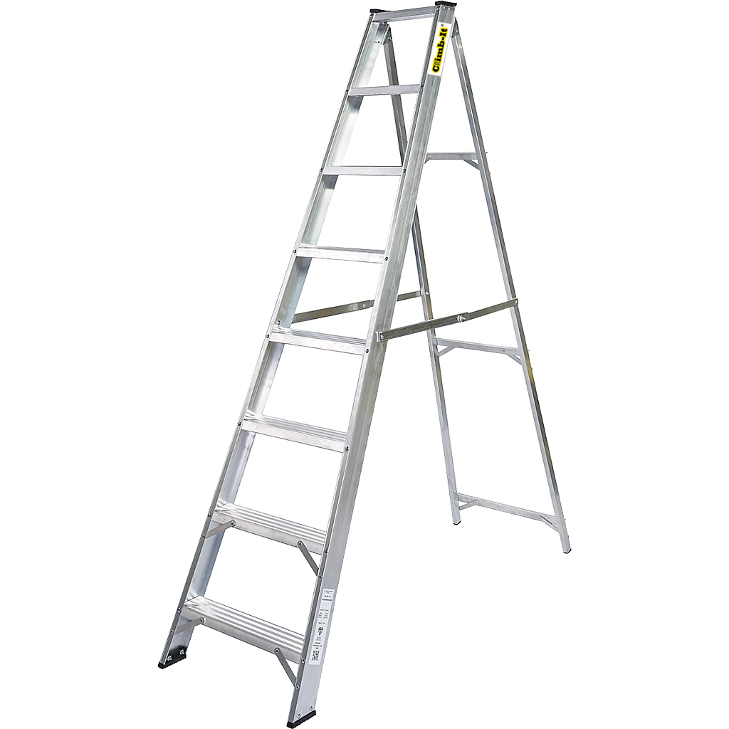 Climb-It Aluminium Swingback Stepladders