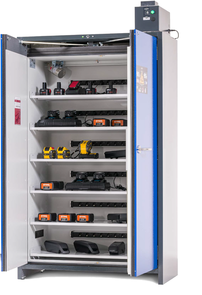 Lithium-Ion Battery Charging Cabinet