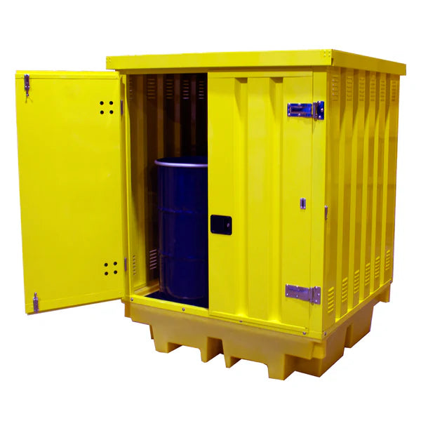 Polyethylene Spill Pallets with Steel Covers