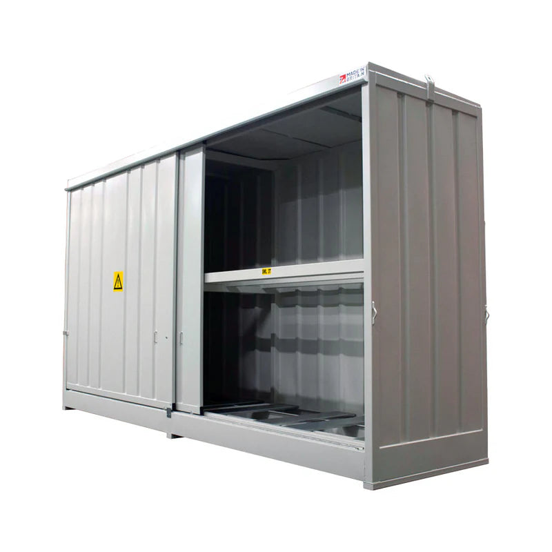 Drum & IBC Secure Stores - 2200L Sump Capacity