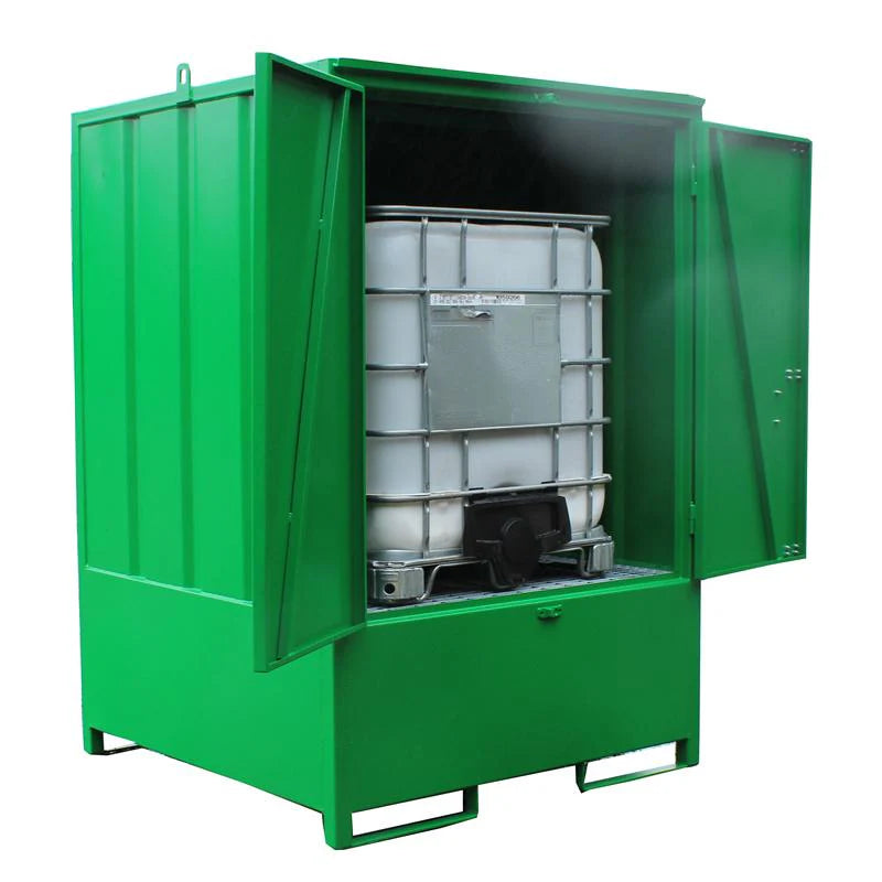 Drum & IBC Secure Stores - 1470L Sump Capacity