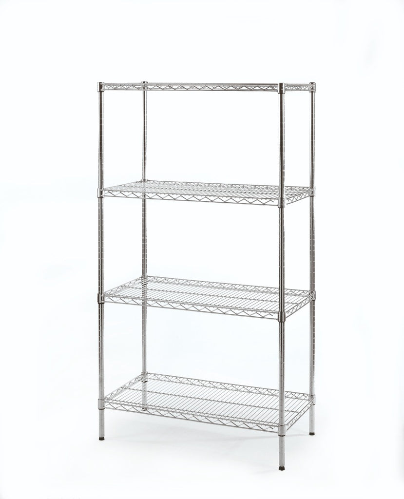 Eclipse Shelving - Stainless Steel & Chrome