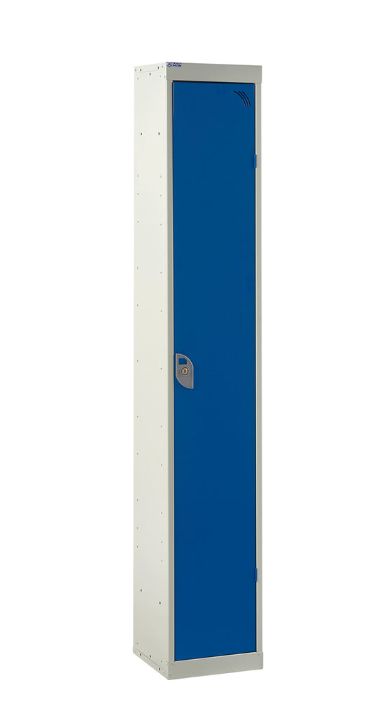 express locker with 1 blue door
