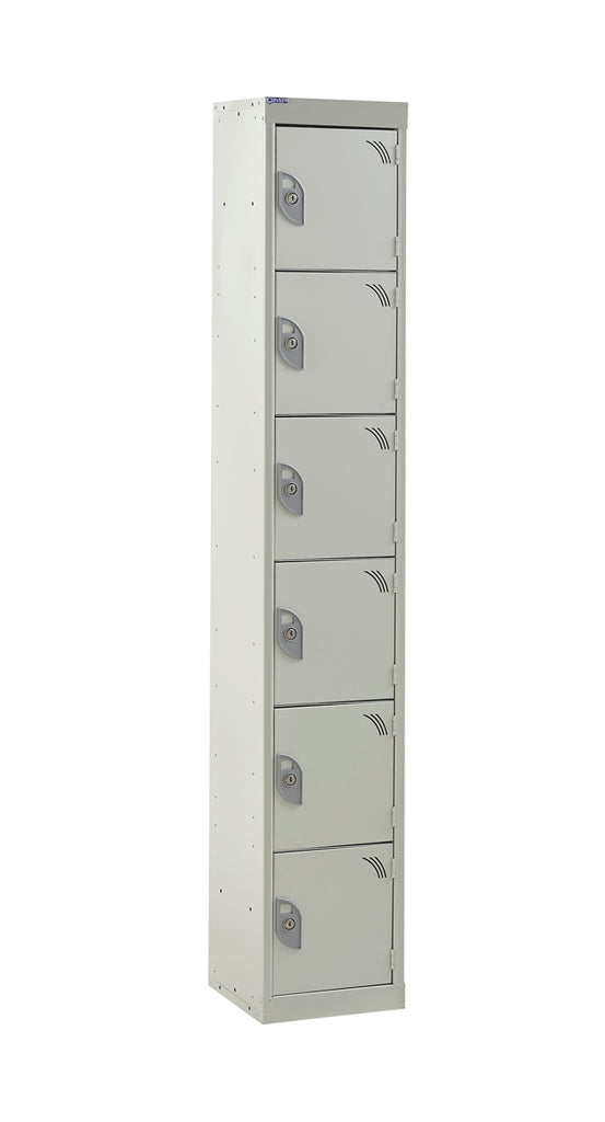 express locker with 6 grey doors