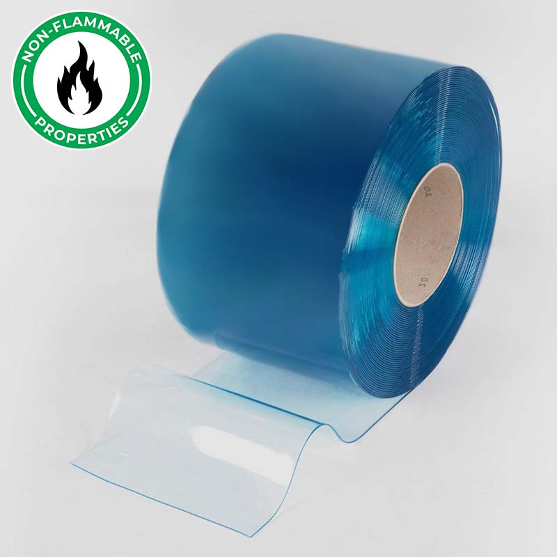 Fire Retardant PVC Strip Roll 200mm | Safety PVC Roll