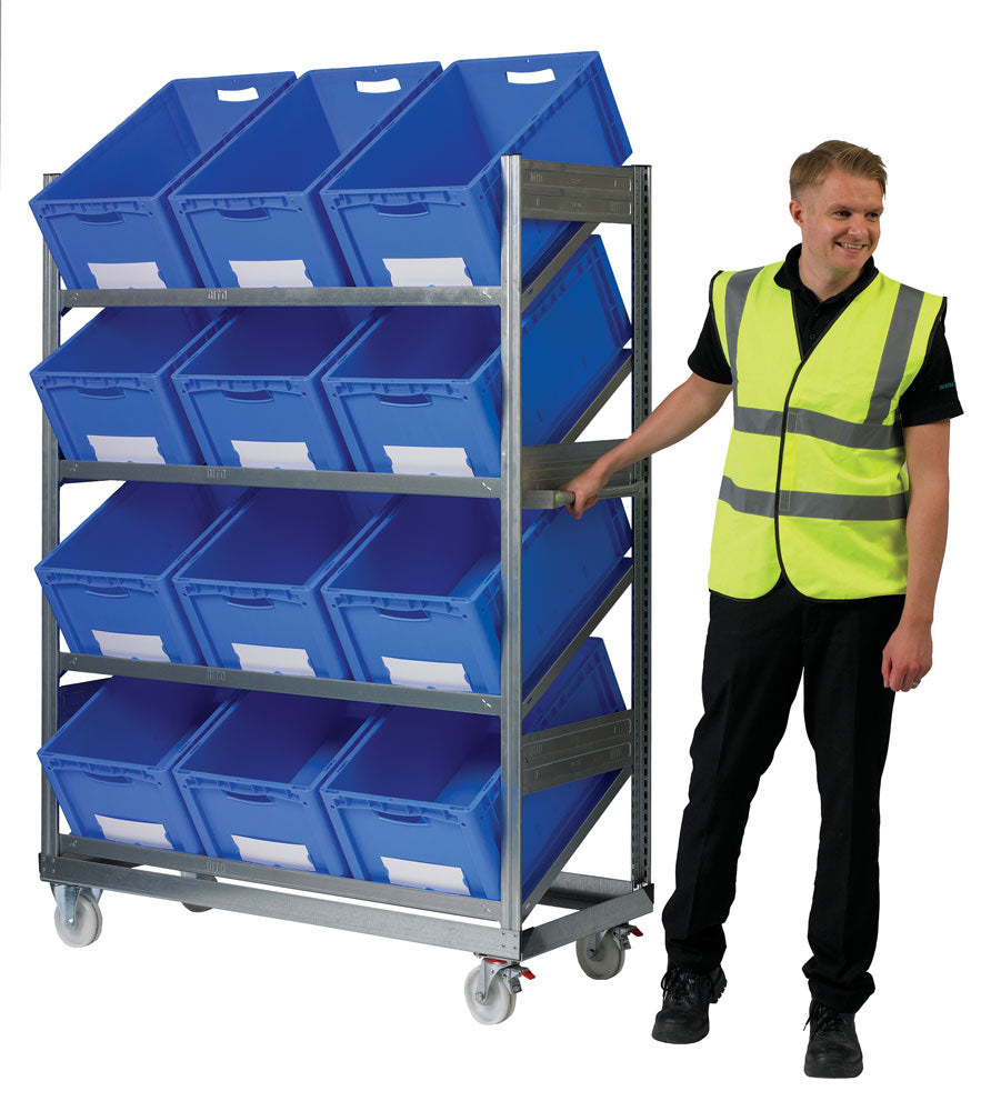 Inclined Mobile Shelving