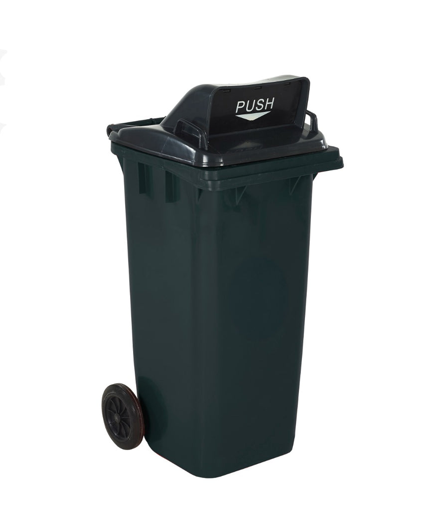 Wheeled Bins with Push Flap Lid