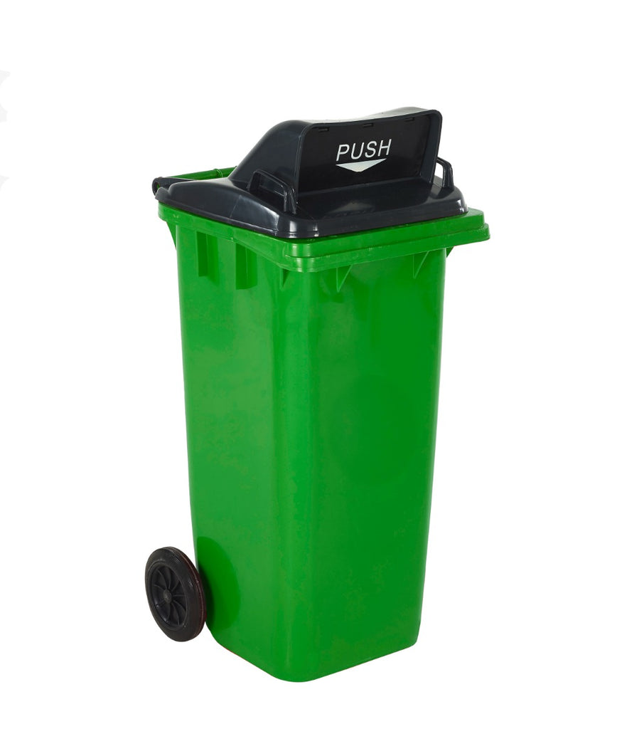 Wheeled Bins with Push Flap Lid