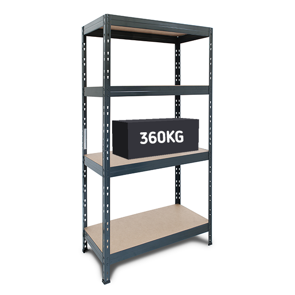 Heavy Duty Shelving - 360kg U.D.L.