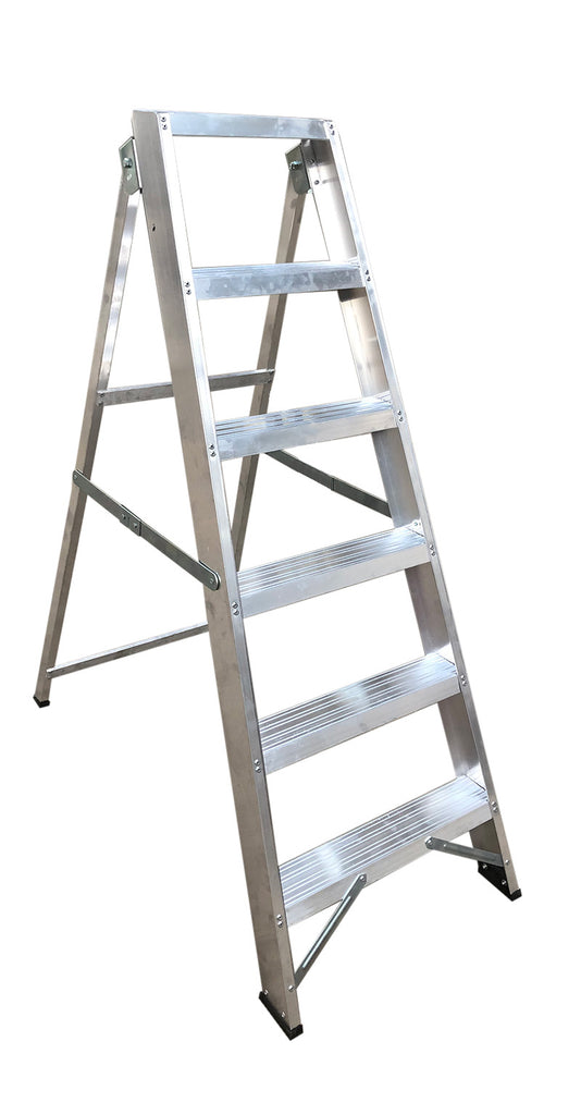 Climb-It Aluminium Swingback Stepladders
