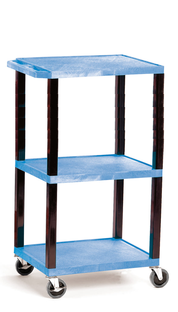 Service Trolley with Coloured Shelves