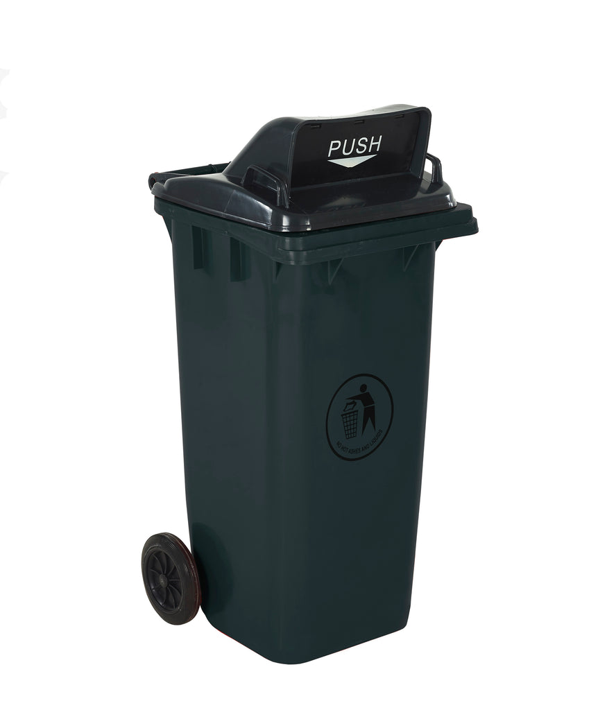Wheeled Bins with Push Flap Lid
