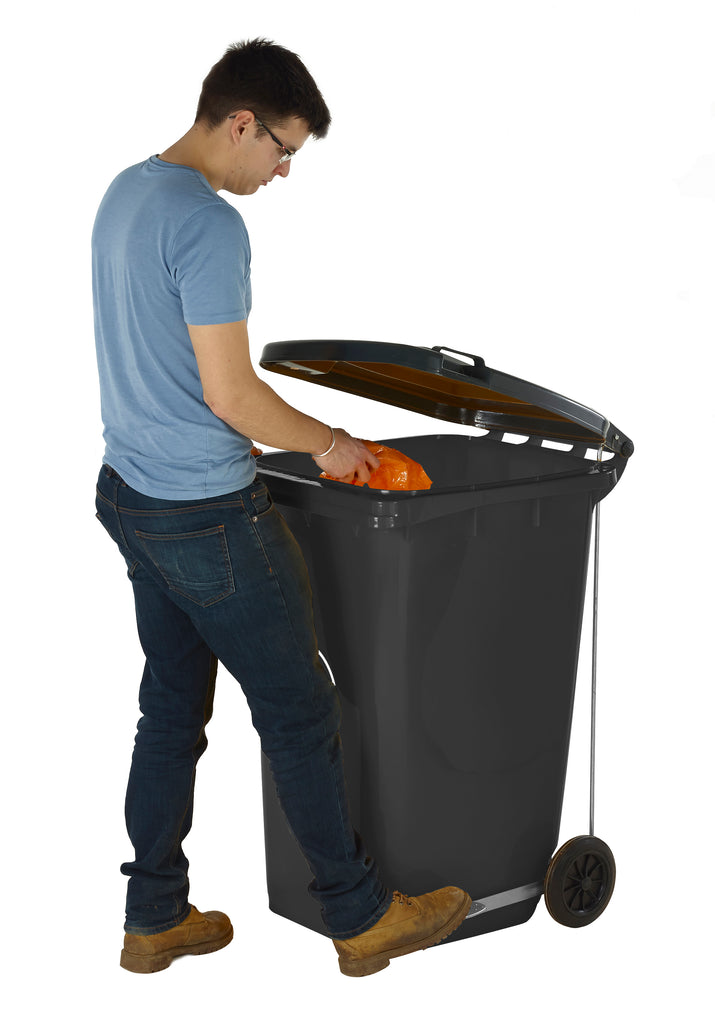 Wheeled Bins with Side Pedal