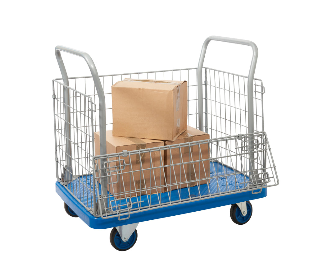 Proplaz Blue Platform Trolleys