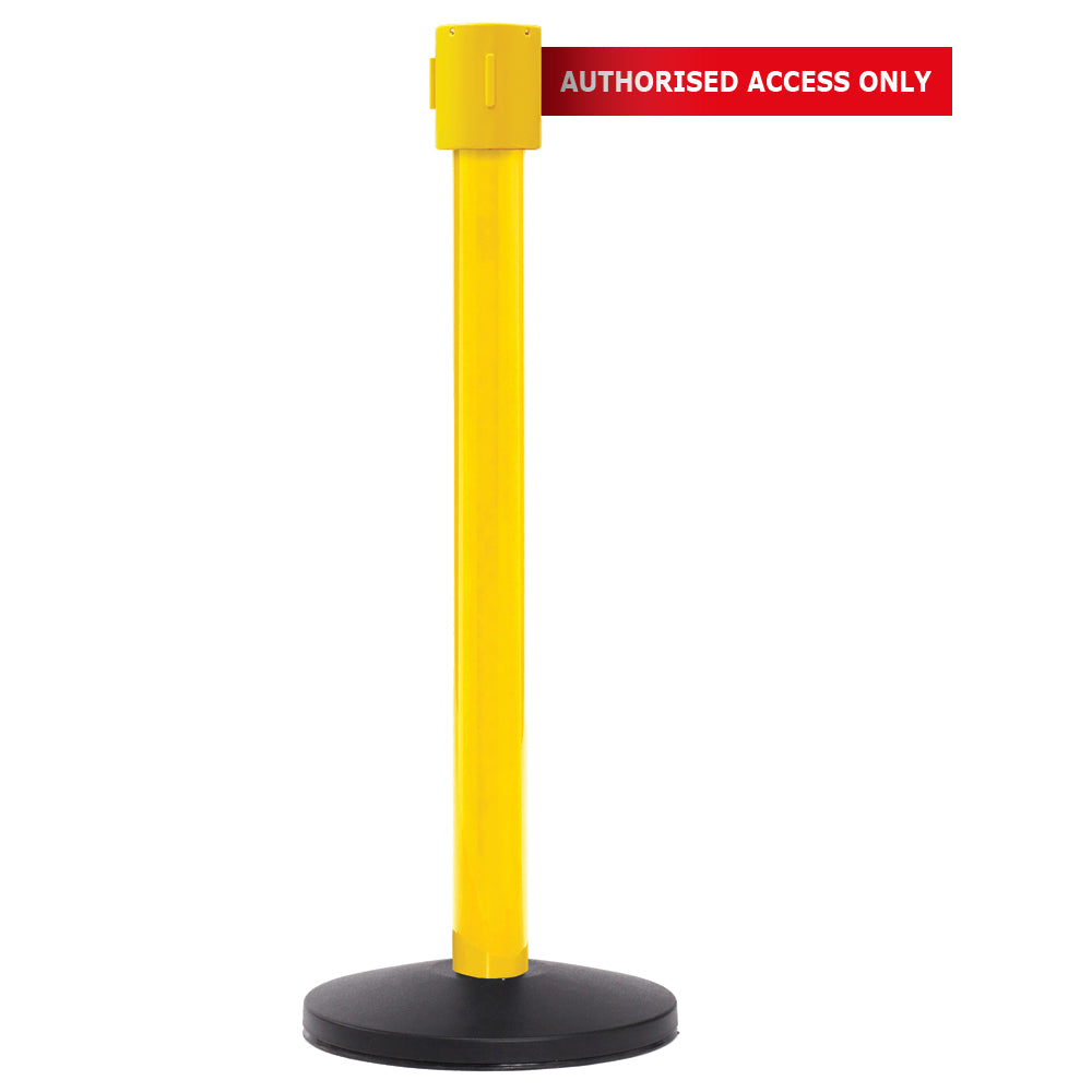 Premium Safety Belt Barriers - Messaged Belt