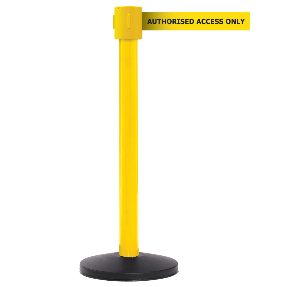 Premium Safety Belt Barriers - Messaged Belt