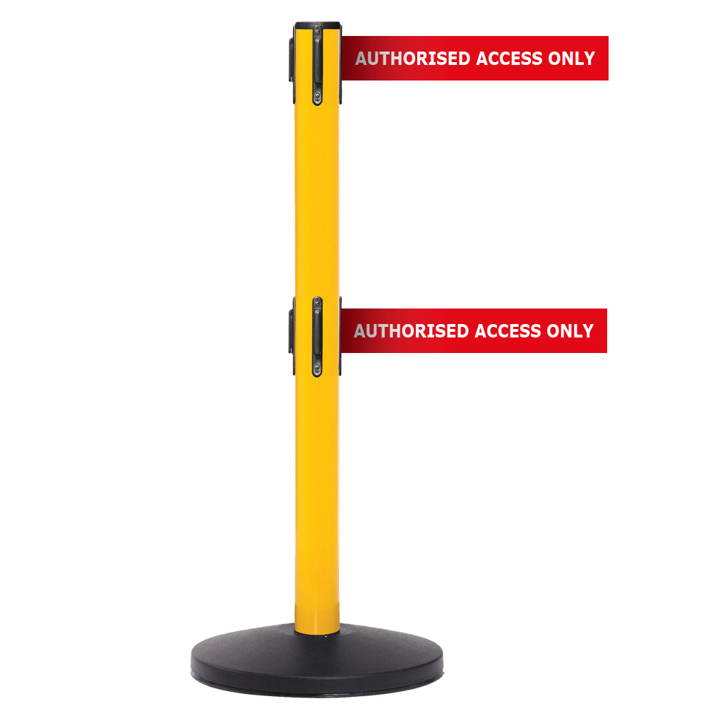 Safety Belt Barriers - Messaged Belt