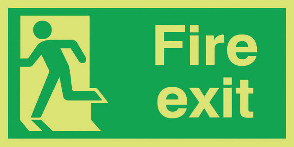 Photoluminescent Signs