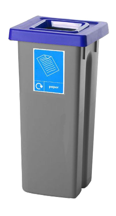 Recycling Bins with Coloured Lids