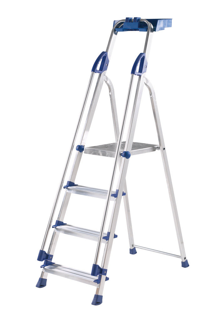 Professional Aluminium Folding Steps with Tool Tray
