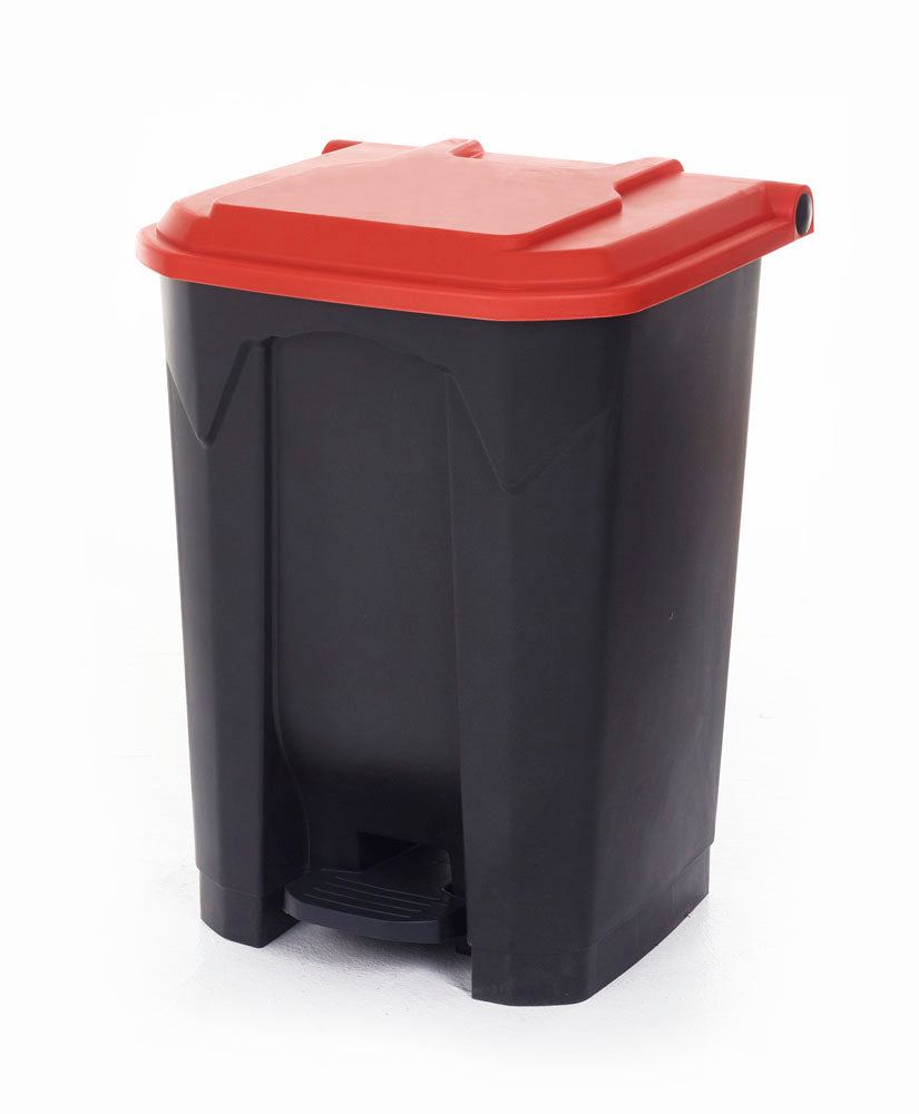Pedal Bins with Coloured Lids