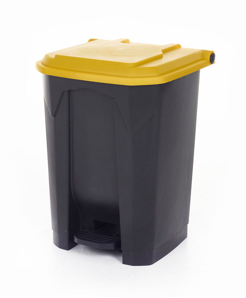 Pedal Bins with Coloured Lids