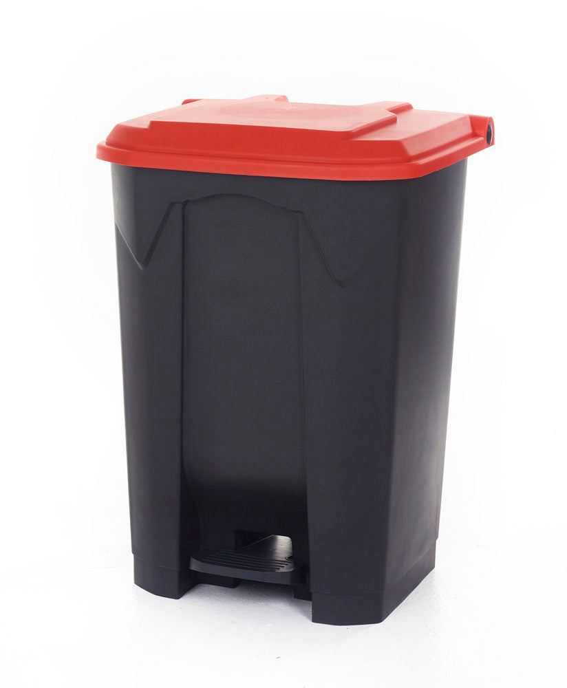 Pedal Bins with Coloured Lids