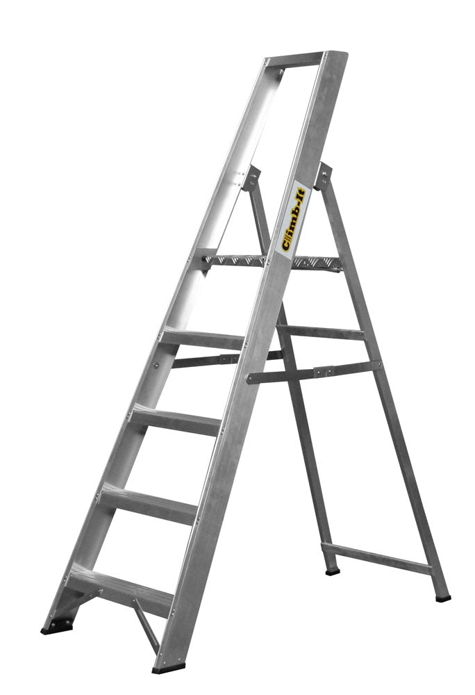 Climb-It Aluminium Platform Stepladders