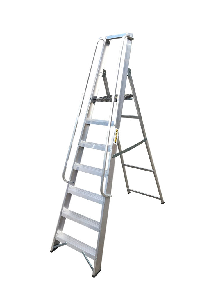 Climb-It Aluminium Swingback Stepladders
