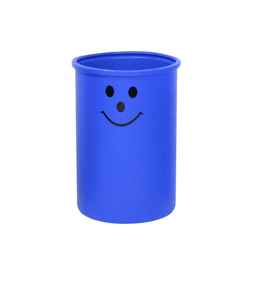 Litter Bins with Smiley Face Logo