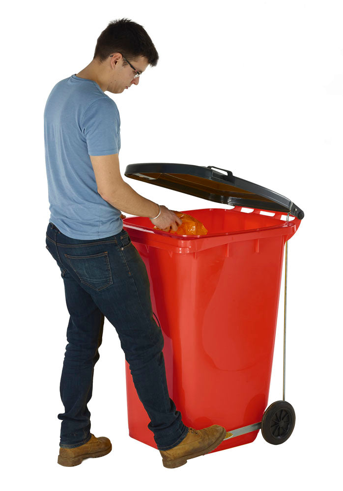 Wheeled Bins with Side Pedal