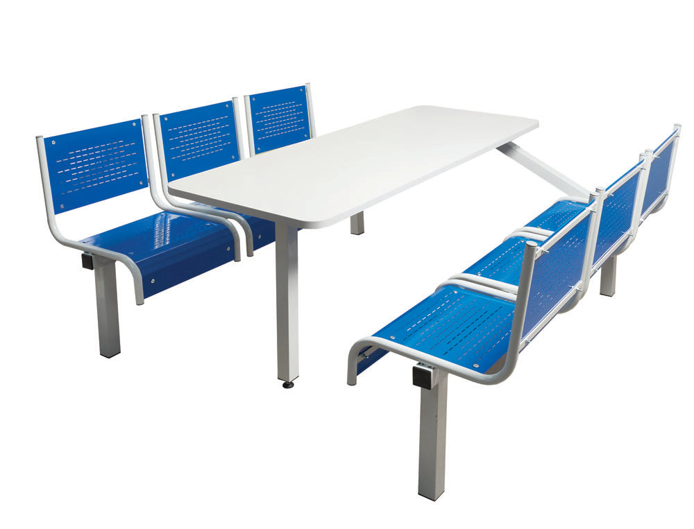 Canteen Tables with Steel Seats