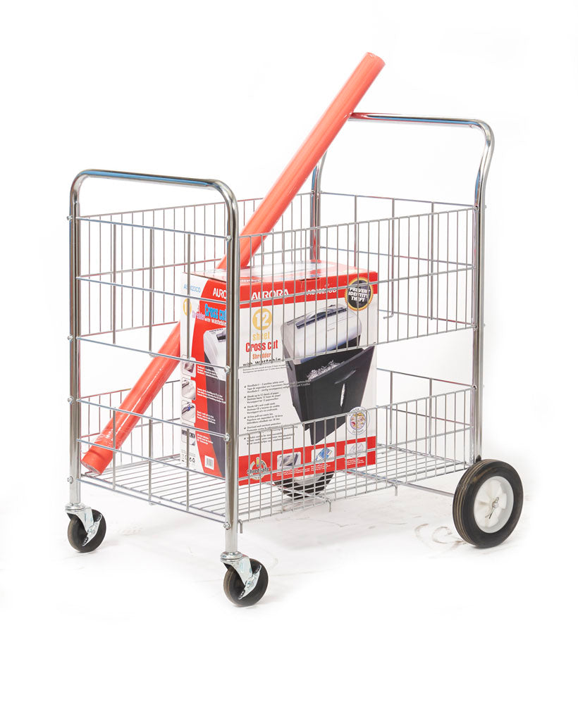Premium Chrome Plated Wire Tray Trolley