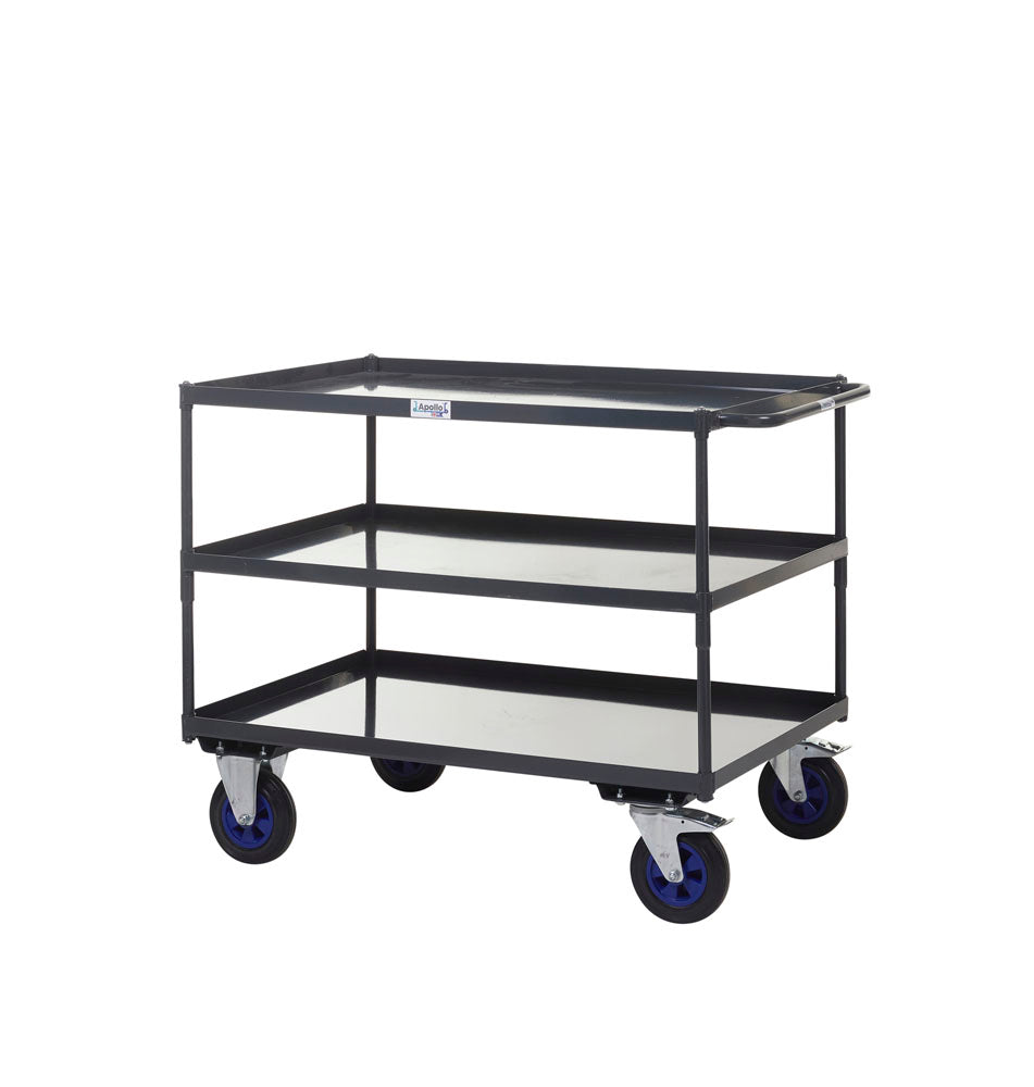 Apollo UK Table Top Shelf Trucks - Steel Shelves
