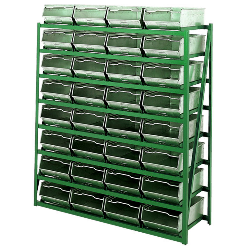 Galvanised Bin Racks