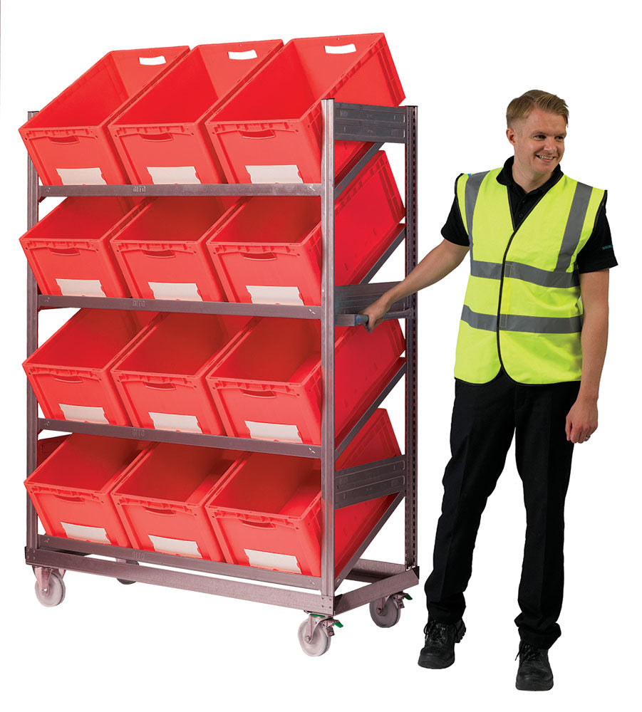Inclined Mobile Shelving