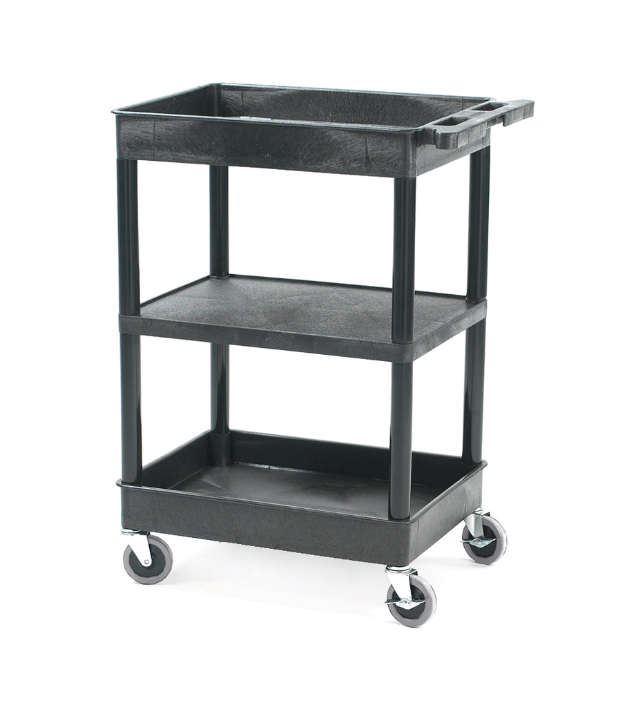 Proplaz Superstrength Plastic Multi-Purpose Shelf Trolley