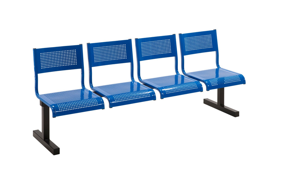 Beam Benches with Steel Seats