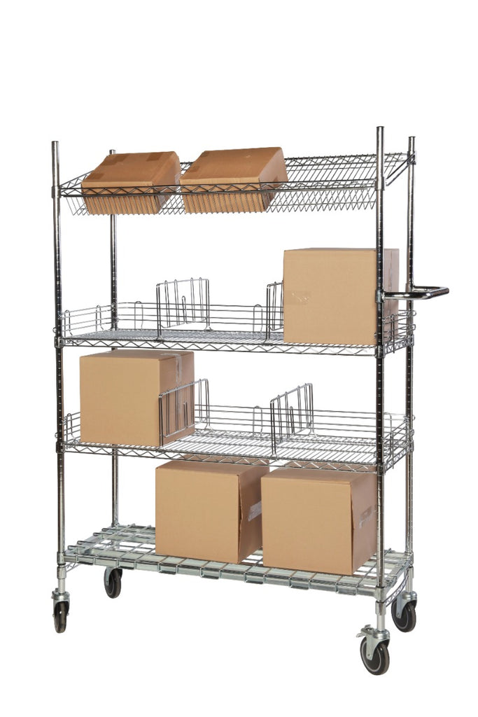 Eclipse Chrome Order Picking Trolleys